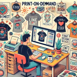 วิธีเริ่มต้นธุรกิจ Print-On-Demand (POD) บน Etsy และ Amazon